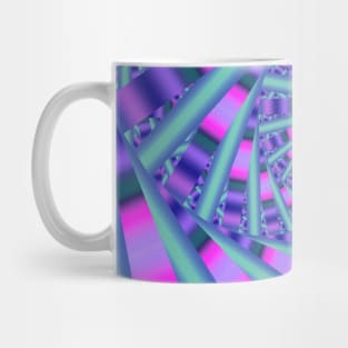 Colorful Vibrant Funky Psychedelic Spiral Mug